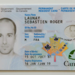 canada pr card