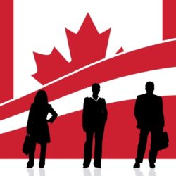 American working in Canada