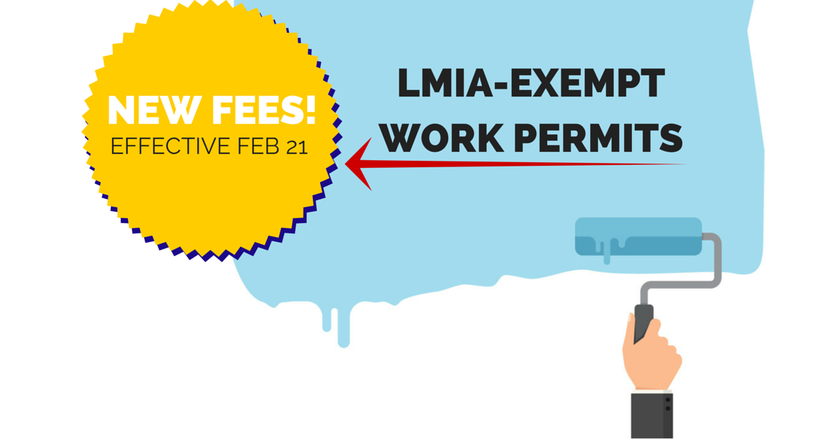 New Fees for LMIA-Exempt Work Permits