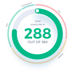 VisaScore chart